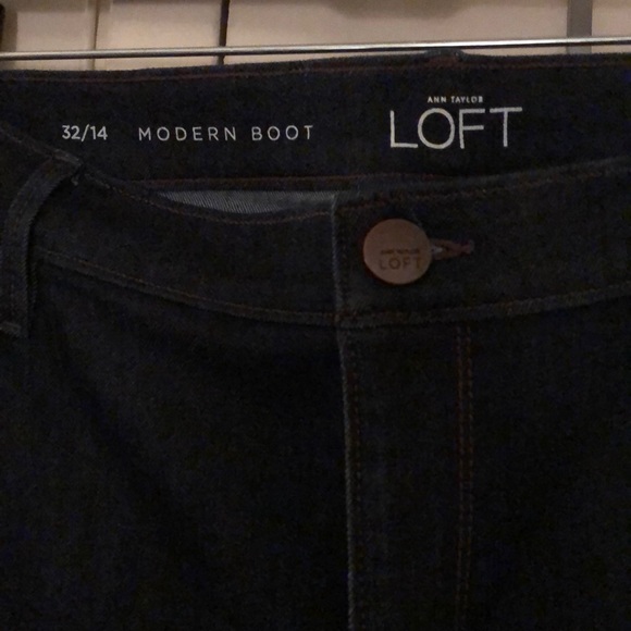 The Loft Modern Bootcut Jeans Size 14 - Picture 2 of 3